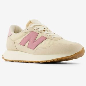 Women’s New Balance Classics 237v1 Sneakers Beige and Pink Size 9